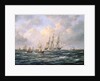 Convoy of East Indiamen amid Fishing Boats by Richard Willis