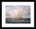 Convoy of East Indiamen amid Fishing Boats by Richard Willis
