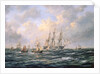 Convoy of East Indiamen amid Fishing Boats by Richard Willis