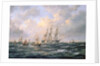 Convoy of East Indiamen amid Fishing Boats by Richard Willis