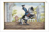 No. 41 A skewbald horse of the Spanish Riding School performing the 'Pesade' by Baron Reis d' Eisenberg