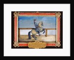 No. 45 A horse of the Spanish Riding School performing a dressage movement called the 'Courbette' by Baron Reis d' Eisenberg