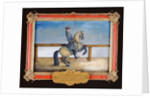 No. 45 A horse of the Spanish Riding School performing a dressage movement called the 'Courbette' by Baron Reis d' Eisenberg
