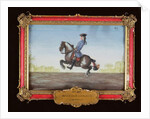 No. 49 A horse of the Spanish Riding School performing a dressage movement called a 'Ballotade' by Baron Reis d' Eisenberg
