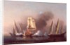 The Engagement between the Blast Sloop and two Spanish Privateers, 1745 by Samuel Scott