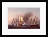 The Engagement between the Blast Sloop and two Spanish Privateers, 1745 by Samuel Scott