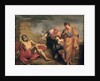 Job with his wife and friends by Andrea Sacchi