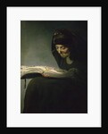 Portrait of Rembrandt's Mother by Rembrandt Harmensz. van Rijn