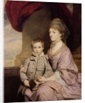 Elizabeth Herbert, Countess of Pembroke and her son George, Lord Herbert 1764-67 by Joshua Reynolds