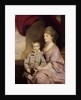 Elizabeth Herbert, Countess of Pembroke and her son George, Lord Herbert 1764-67 by Joshua Reynolds