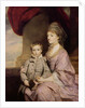 Elizabeth Herbert, Countess of Pembroke and her son George, Lord Herbert 1764-67 by Joshua Reynolds