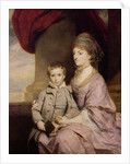 Elizabeth Herbert, Countess of Pembroke and her son George, Lord Herbert 1764-67 by Joshua Reynolds