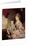 Elizabeth Herbert, Countess of Pembroke and her son George, Lord Herbert 1764-67 by Joshua Reynolds