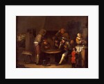 Interior of a farmhouse, 1677 by Egbert van the Elder Heemskerck