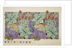 Blue Bird Amongst the Strawberries by Charles Francis Annesley Voysey
