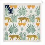 Tiger design, May 1918 by Charles Francis Annesley Voysey