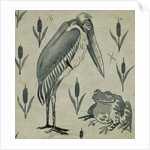 A Pelican and Frog in Conversation by William De Morgan