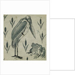 A Pelican and Frog in Conversation by William De Morgan