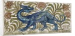 Dragon design for a tile by William De Morgan