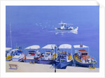 Greek Fishing Boats by William Ireland