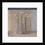 White Daffs & Dandelion, 2009 by William Packer