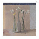White Daffs & Dandelion, 2009 by William Packer