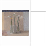 White Daffs & Dandelion, 2009 by William Packer