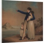 Robert Southey and his daughter[s], 1824 by Adam Buck