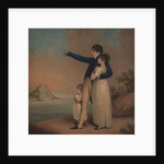 Robert Southey and his daughter[s], 1824 by Adam Buck