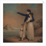 Robert Southey and his daughter[s], 1824 by Adam Buck