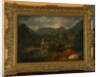 Buttermere Bridge and Church from The Fish Inn, 1813 by Julius Caesar Ibbetson