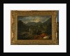 Buttermere Bridge and Church from The Fish Inn, 1813 by Julius Caesar Ibbetson