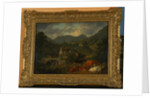 Buttermere Bridge and Church from The Fish Inn, 1813 by Julius Caesar Ibbetson