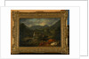 Buttermere Bridge and Church from The Fish Inn, 1813 by Julius Caesar Ibbetson