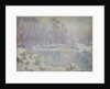 River Scene in Winter by Harry William Adams