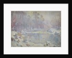 River Scene in Winter by Harry William Adams