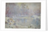 River Scene in Winter by Harry William Adams