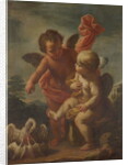 Cupids with Geese by Bernardo Arniconi