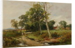 A Worcestershire Lane Scene, c.1904 by David Bates