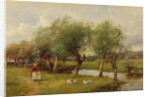 Feeding the Geese by David Bates