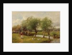 Feeding the Geese by David Bates