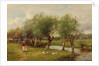 Feeding the Geese by David Bates