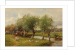 Feeding the Geese by David Bates