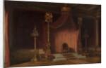 The Throne of Napolean, Palace of Fontainebleau, 1888 by John Haynes-Williams