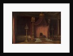 The Throne of Napolean, Palace of Fontainebleau, 1888 by John Haynes-Williams