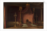 The Throne of Napolean, Palace of Fontainebleau, 1888 by John Haynes-Williams