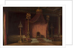 The Throne of Napolean, Palace of Fontainebleau, 1888 by John Haynes-Williams