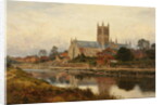 Worcester Cathedral, 1897 by Benjamin Williams Leader