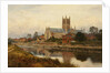 Worcester Cathedral, 1897 by Benjamin Williams Leader