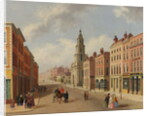 St Nicholas Church and Foregate Street, Worcester, c.1850 by Unknown Artist